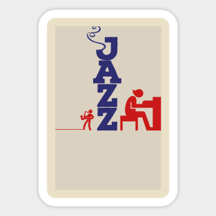 jazz music lover Sticker